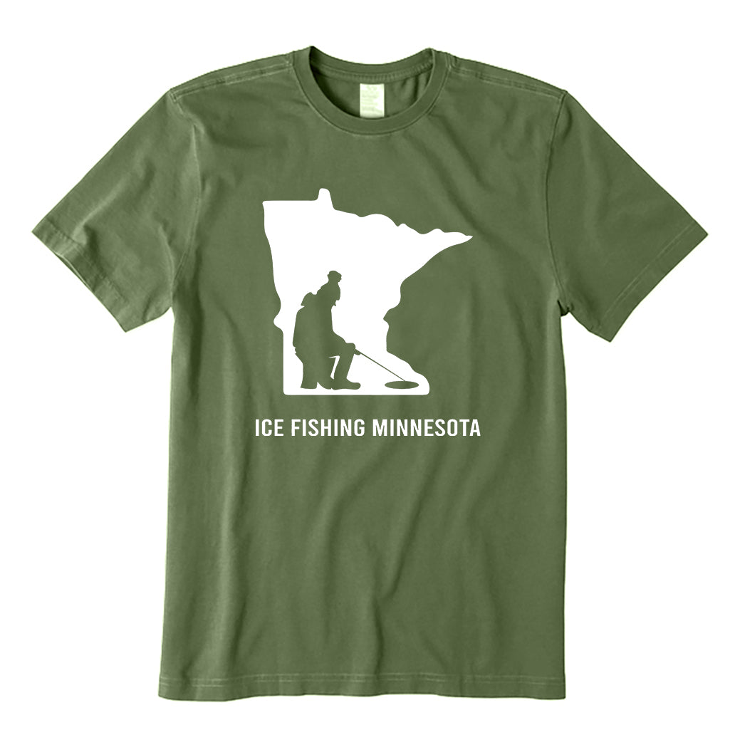 Ice fishing Minnesota T-Shirt