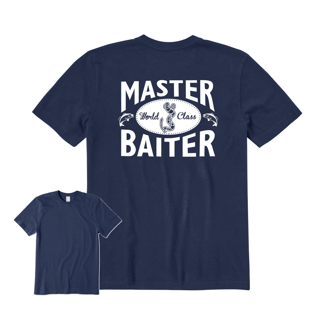 WORLD CLASS MASTER BAITER Back Graphic T-Shirt