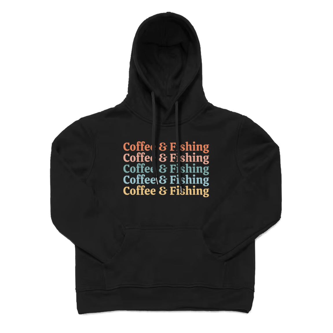 Coffee and Fishing Hoodie