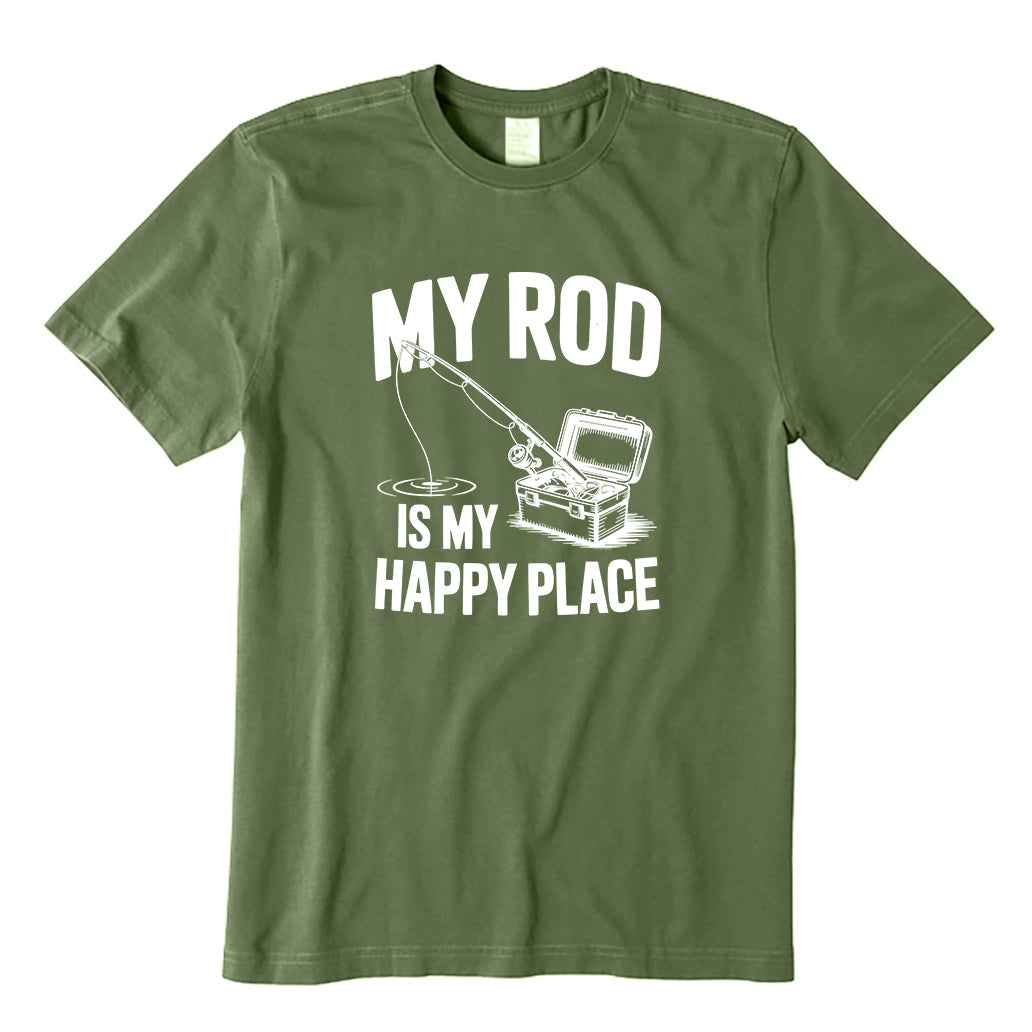 My Rod Is My Happy Place T-Shirt