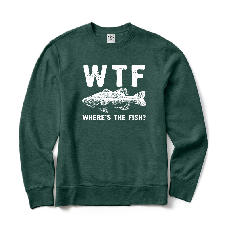 WTF Where's The Fish bass Sweatshirt