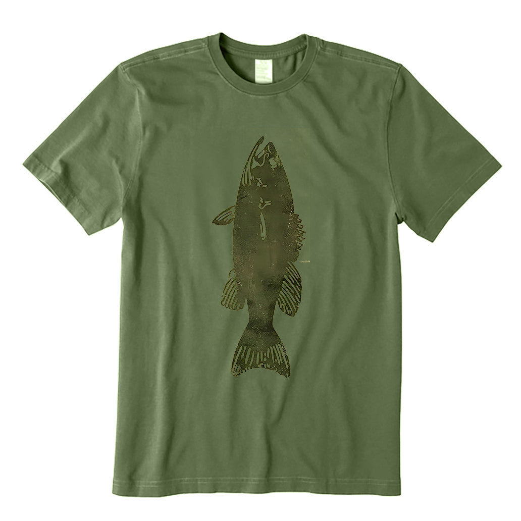 Retro Fish Fishing T-Shirt