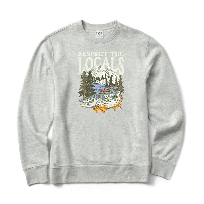 Respect The Locals Crewneck Sweatshirt
