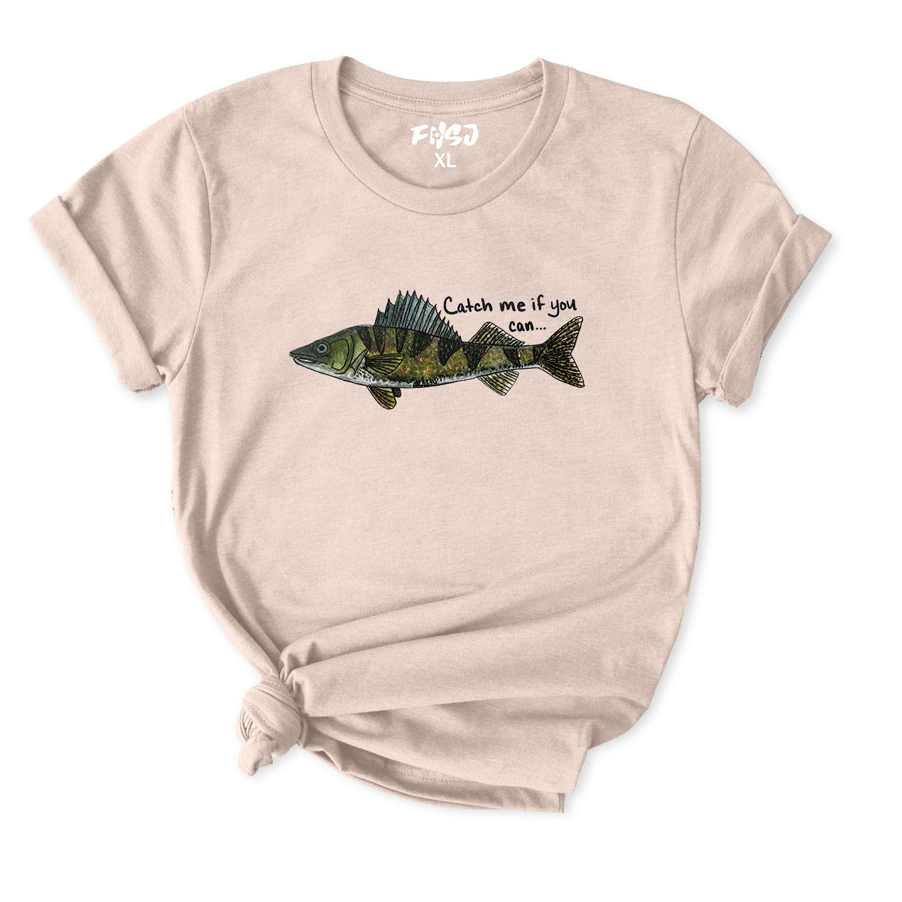 Catch Me If You Can Walleye T-Shirt for Women