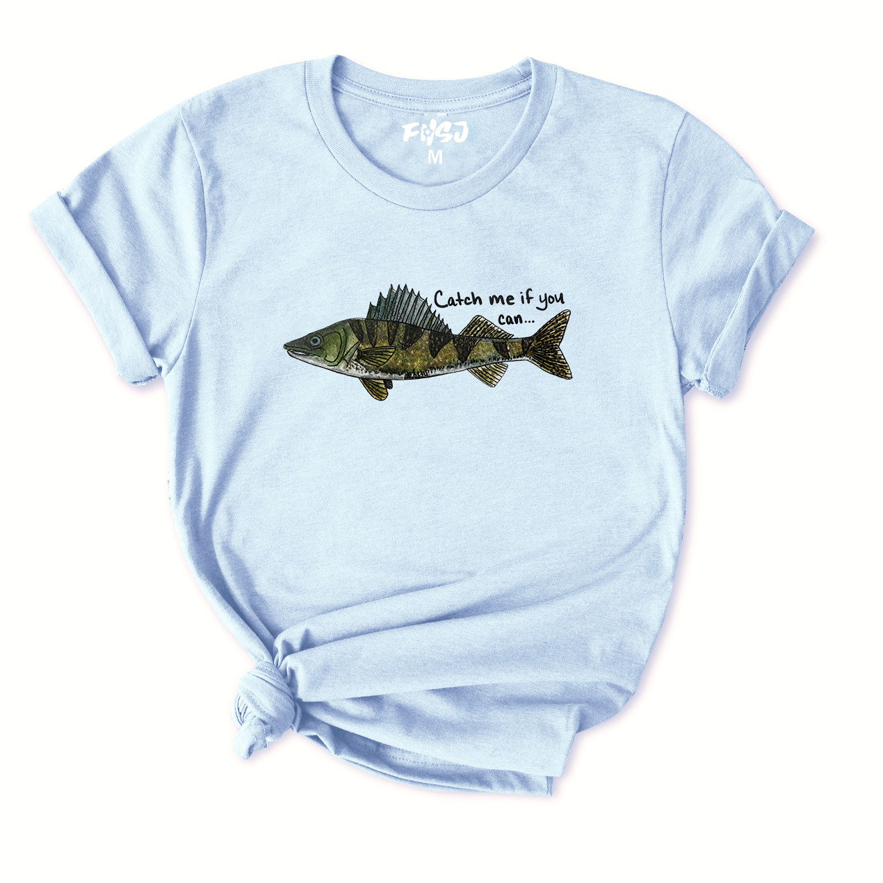 Catch Me If You Can Walleye T-Shirt for Women
