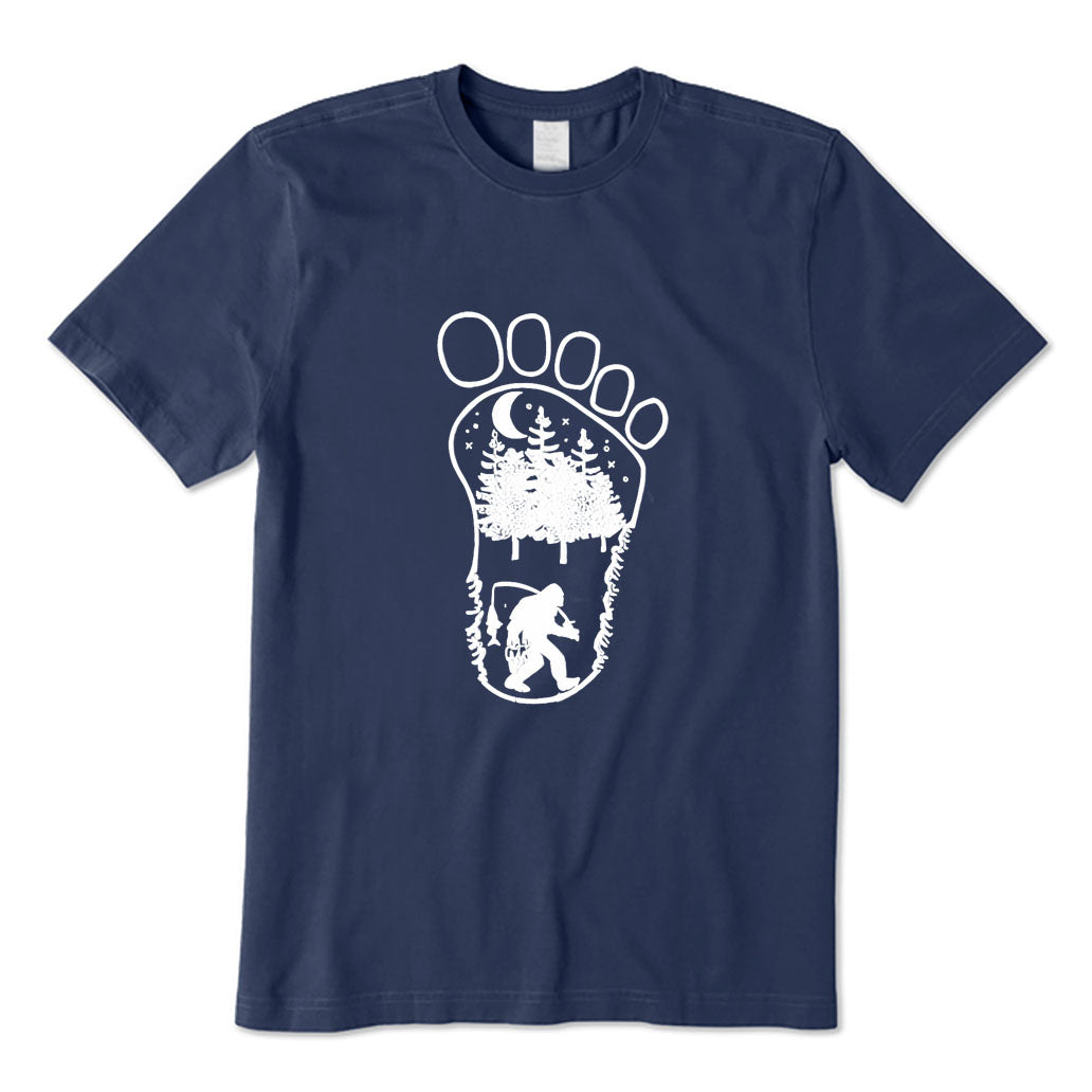 Bigfoot Fishing T-Shirt