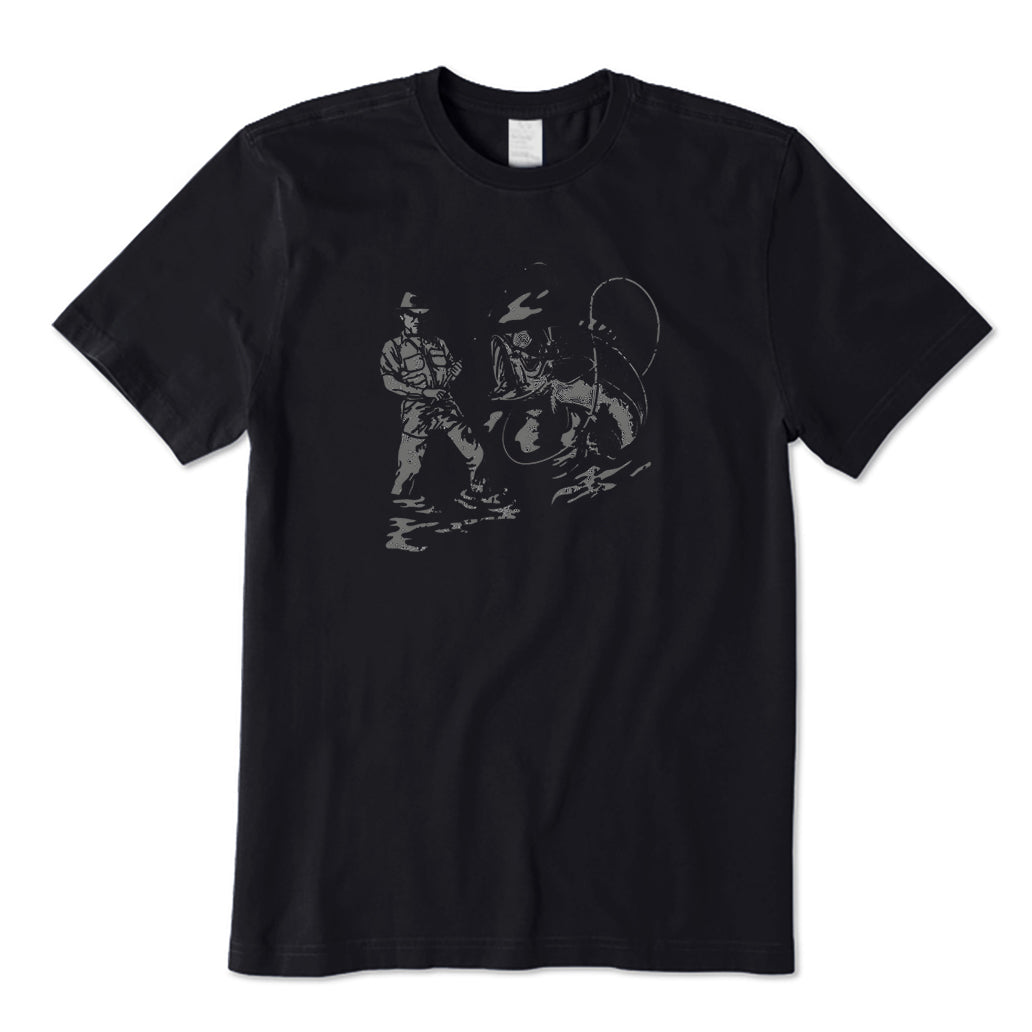 Vintage Fisherman Fishing Bass Hobby T-Shirt