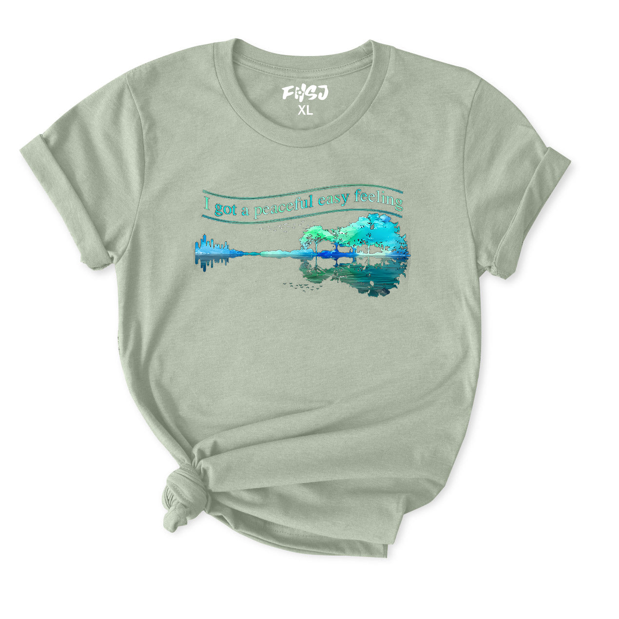 I Got a Peaceful Easy Feeling Nature Reflection T-Shirt for Women