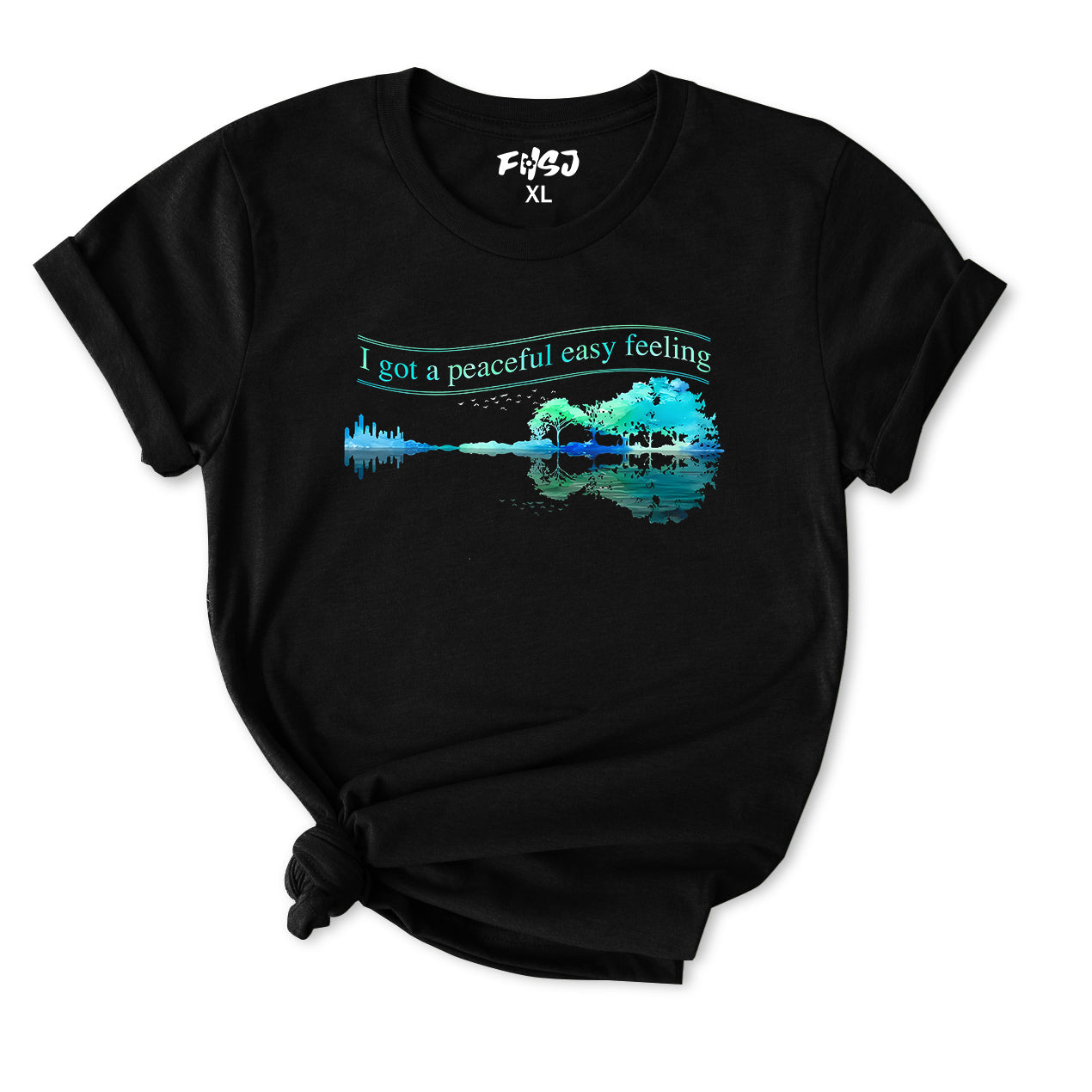 I Got a Peaceful Easy Feeling Nature Reflection T-Shirt for Women