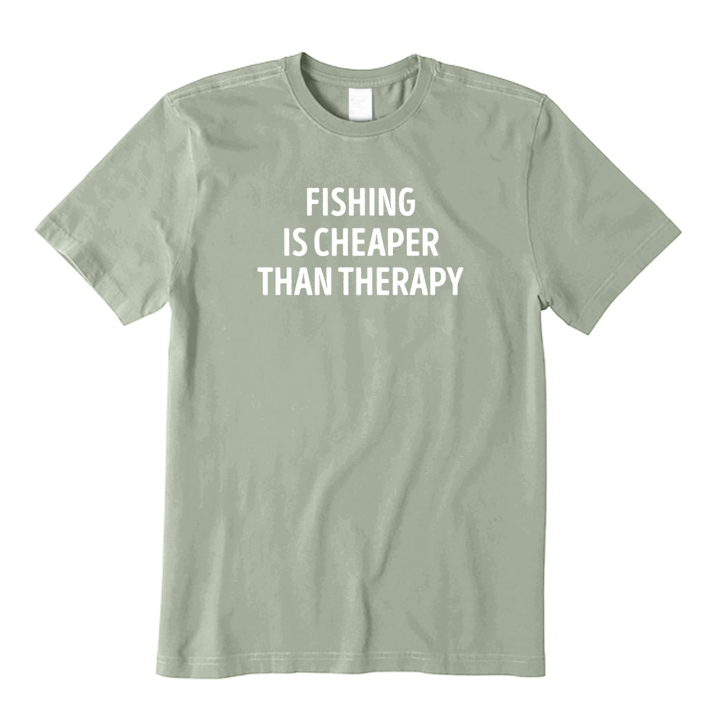 Fishing Is Cheaper Than Therapy T-Shirt