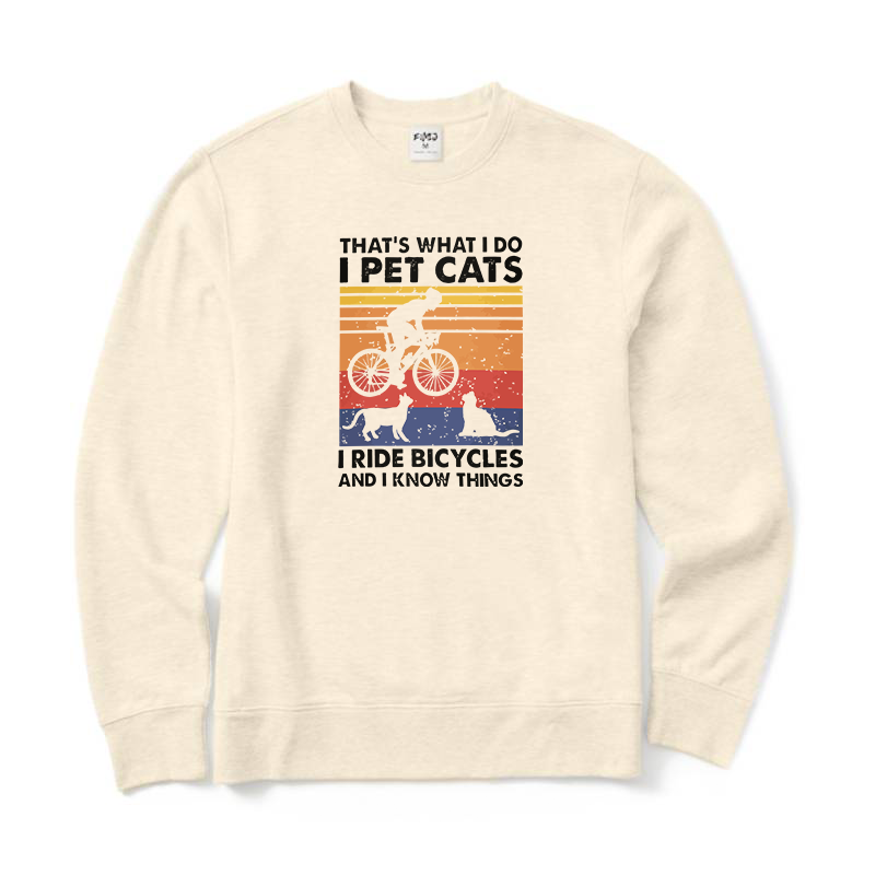 Funny Cyclist Crewneck Sweatshirt