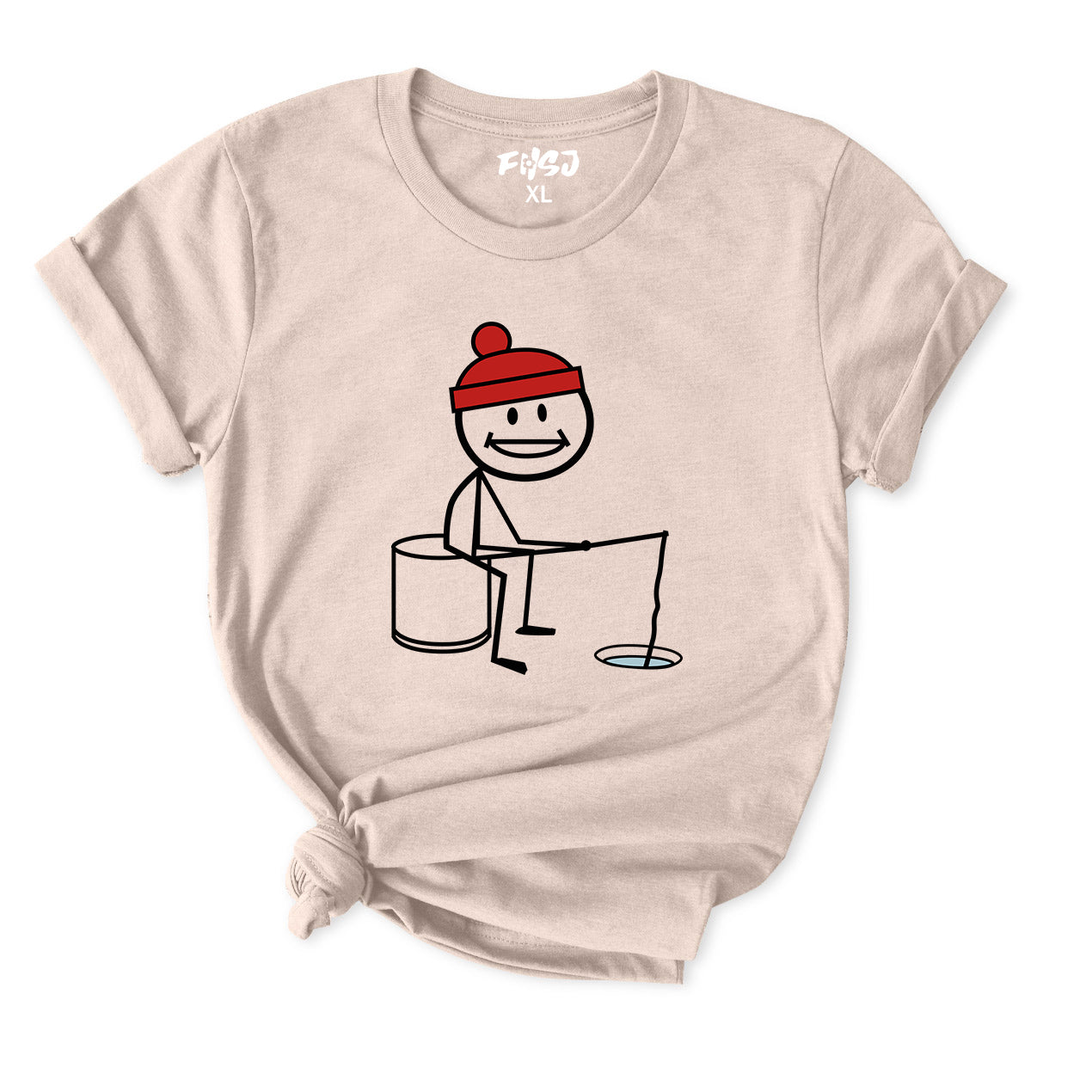 Ice Fishing T-Shirt for women