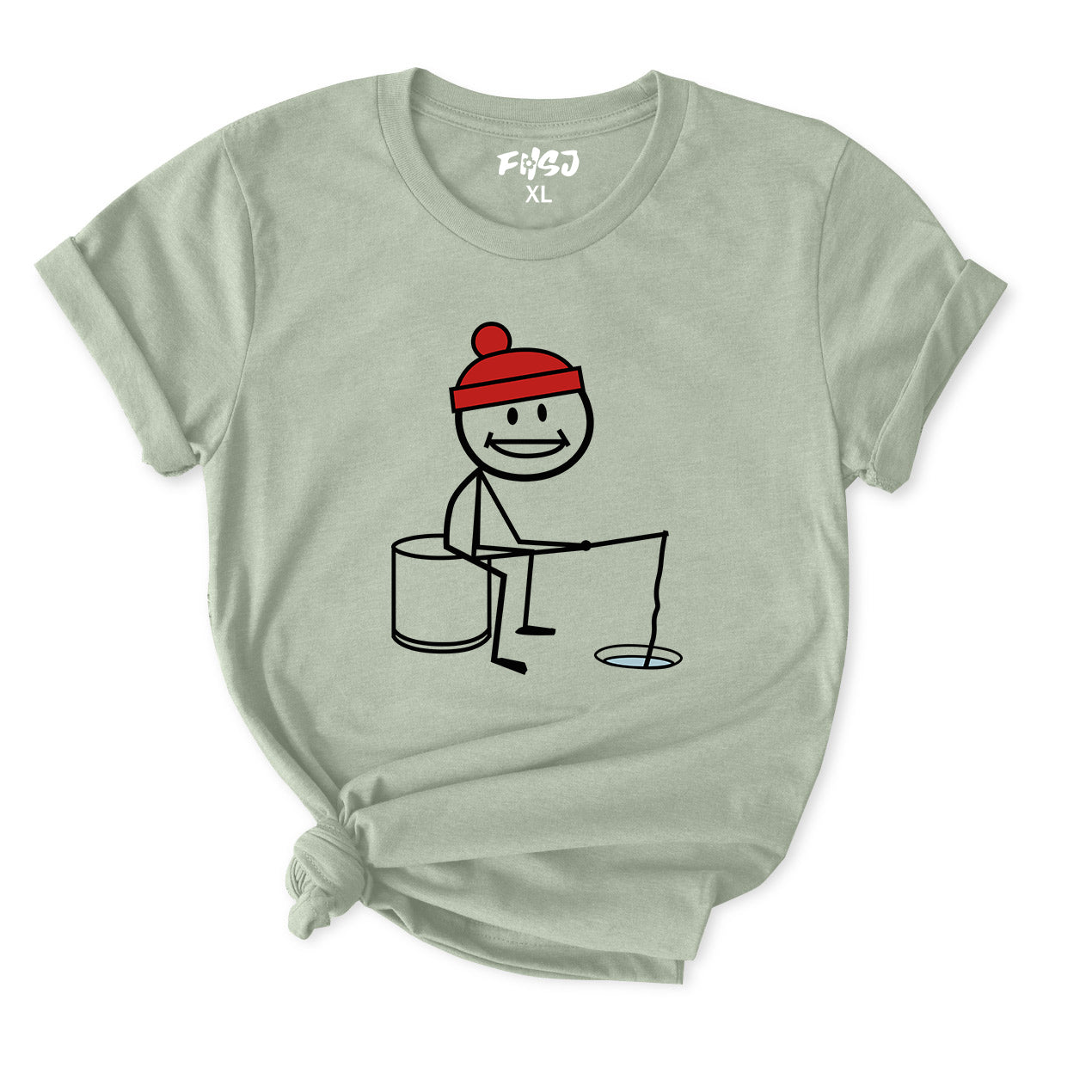 Ice Fishing T-Shirt for women