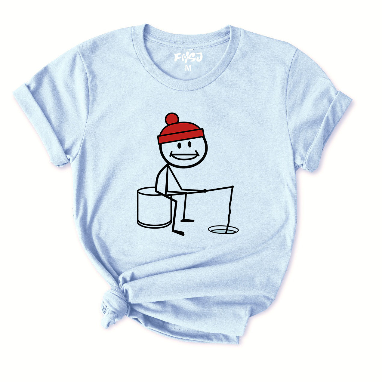 Ice Fishing T-Shirt for women