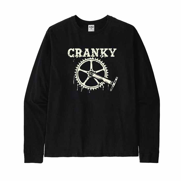 Cranky Cycling Bike Long Sleeve T-Shirt