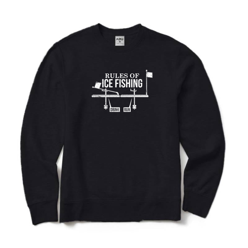 Rules of Ice Fishing Crewneck Sweatshirt