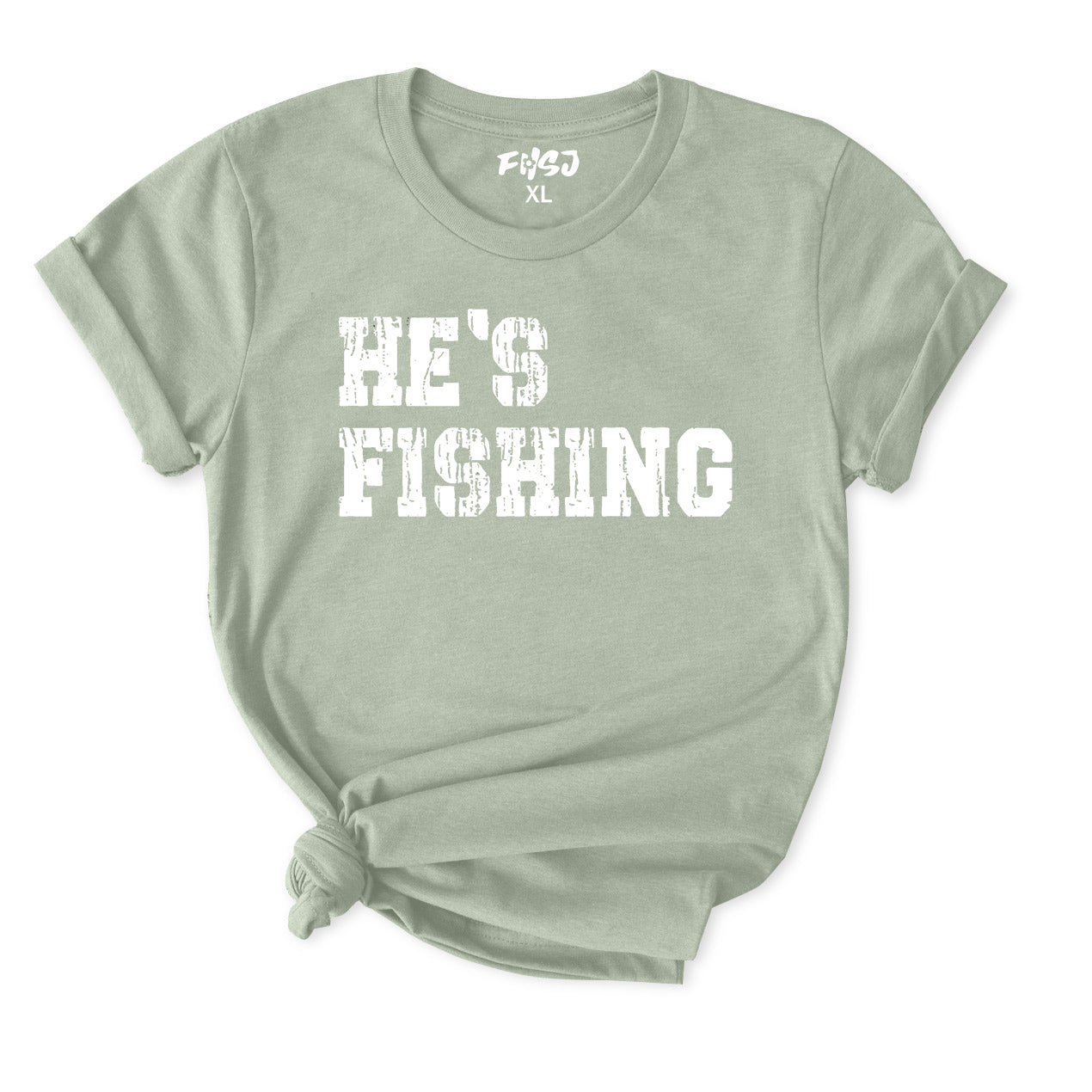 He's Fishing T-Shirt for Women