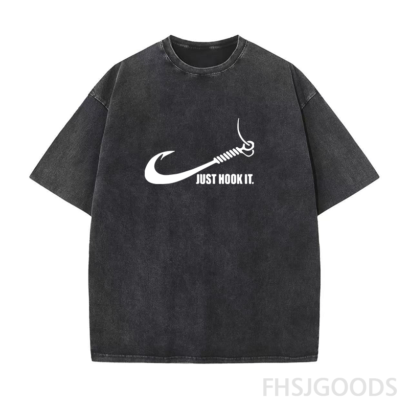 Just Hook It Unisex Distressed T-Shirt