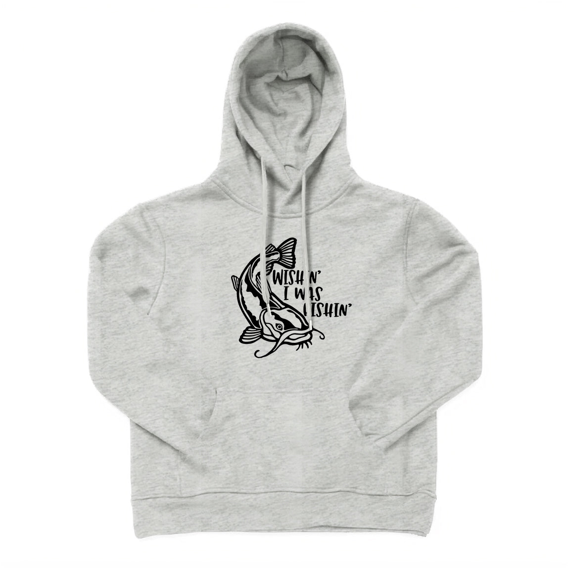 WISH I WAS FISHING Hoodie