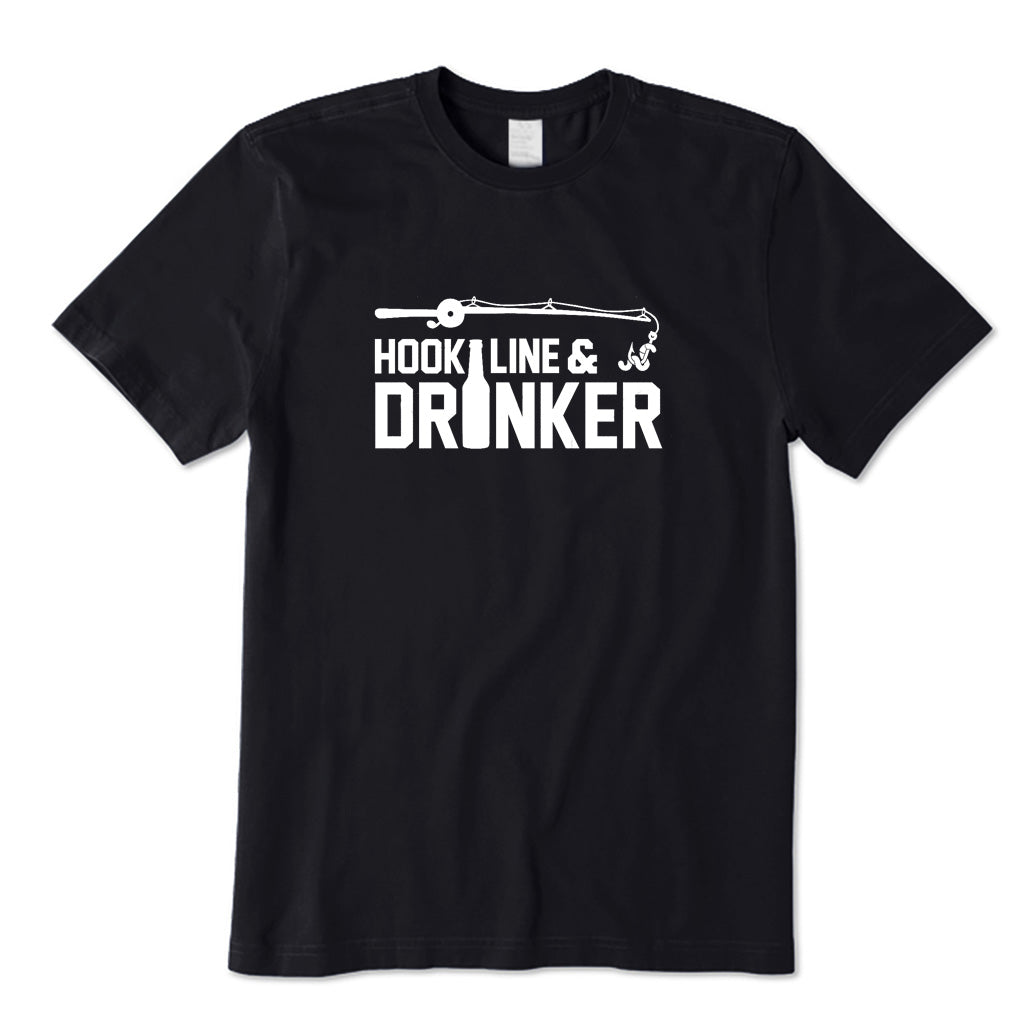 Hook Line and Drinker Fishing T-Shirt