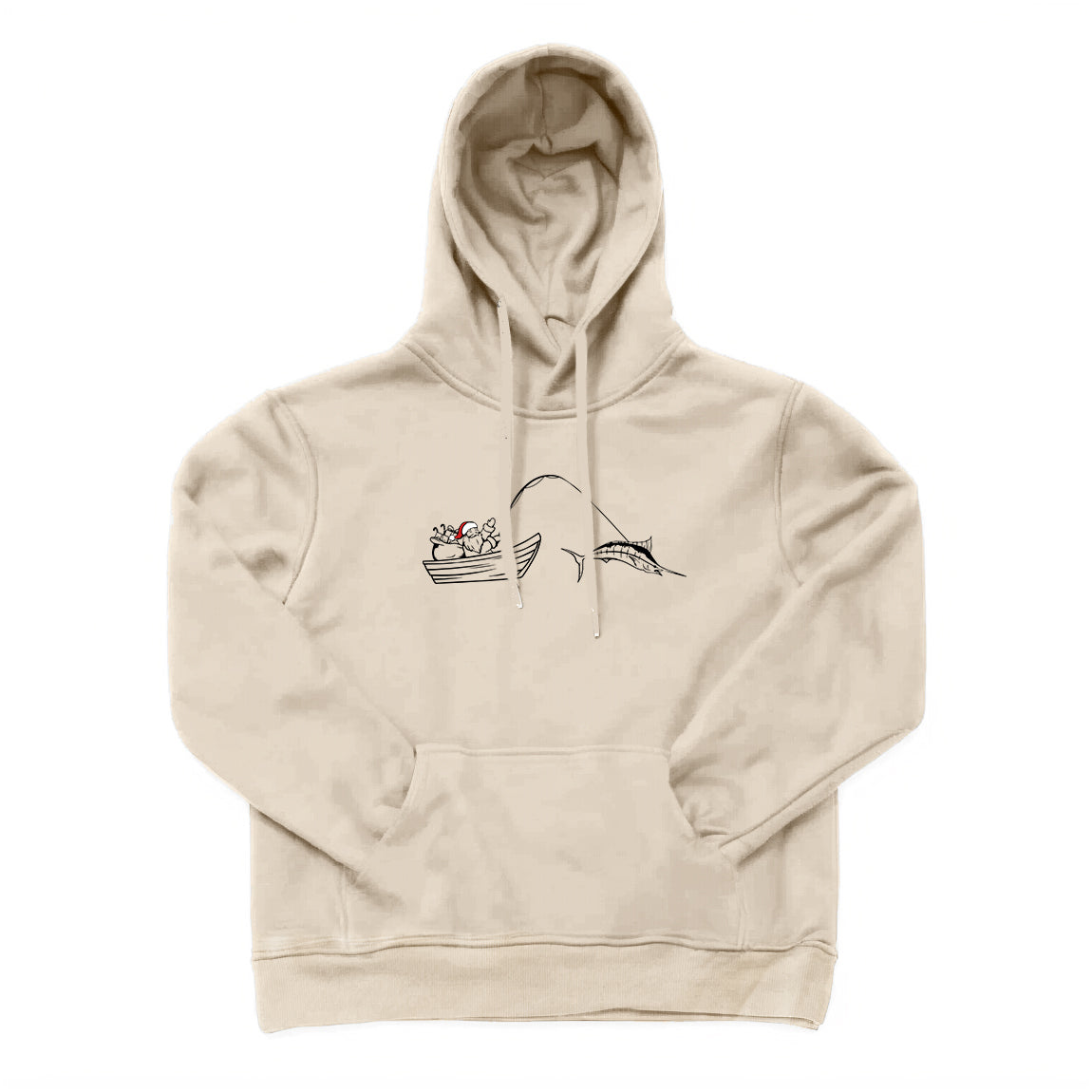 SANTA CLAUS CAUGHT A MARLIN Hoodie