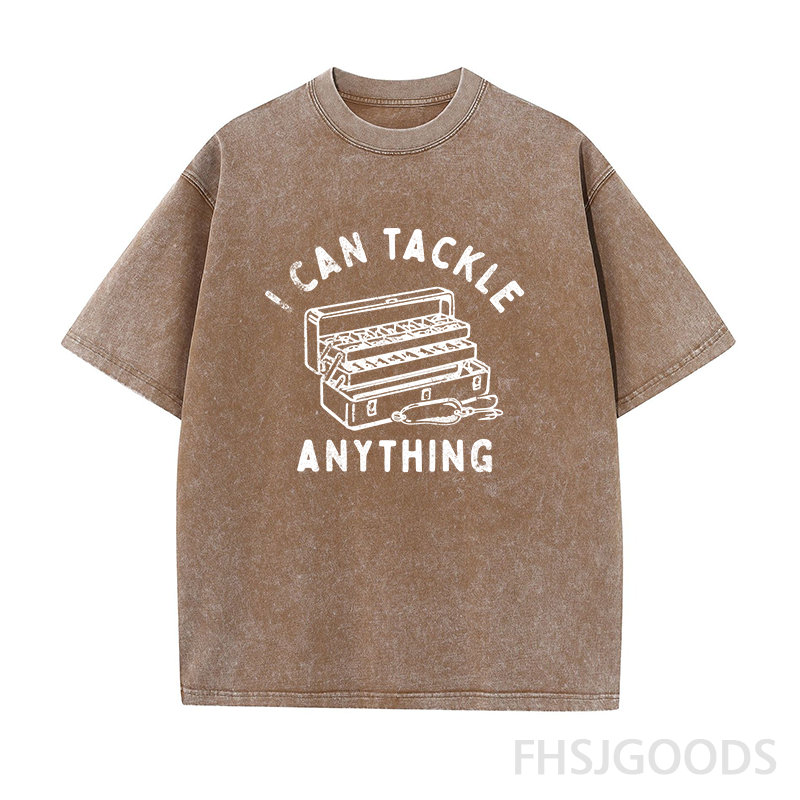 I Can Tackle Anything Unisex Distressed T-Shirt