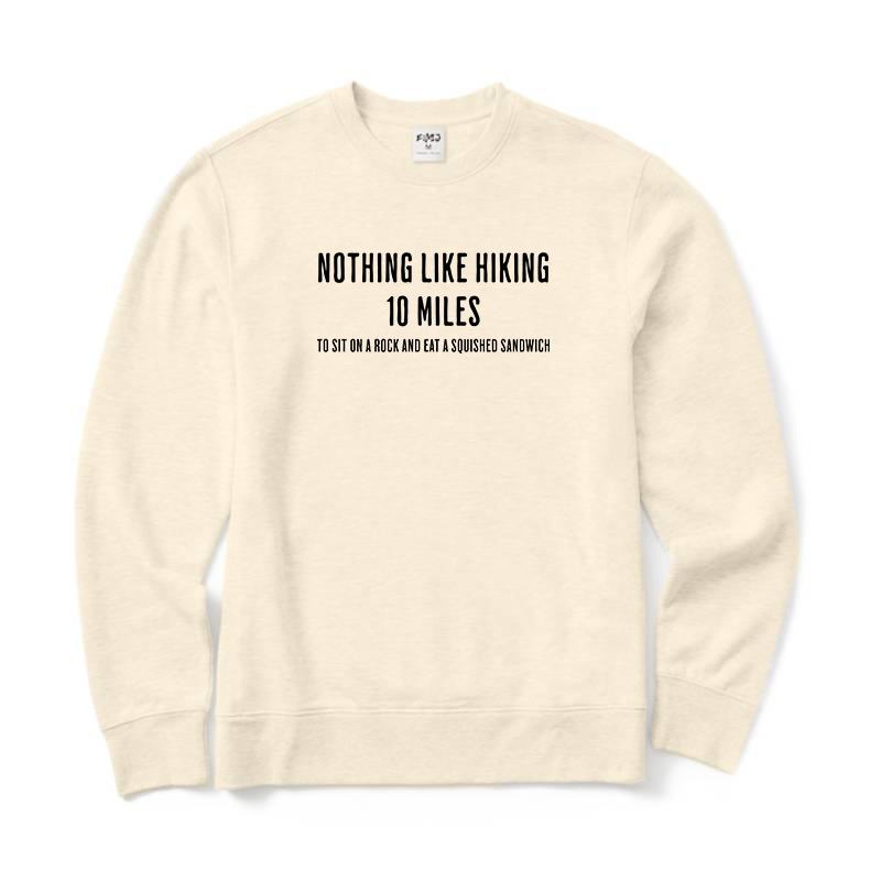 Funny Hiker Crewneck Sweatshirt