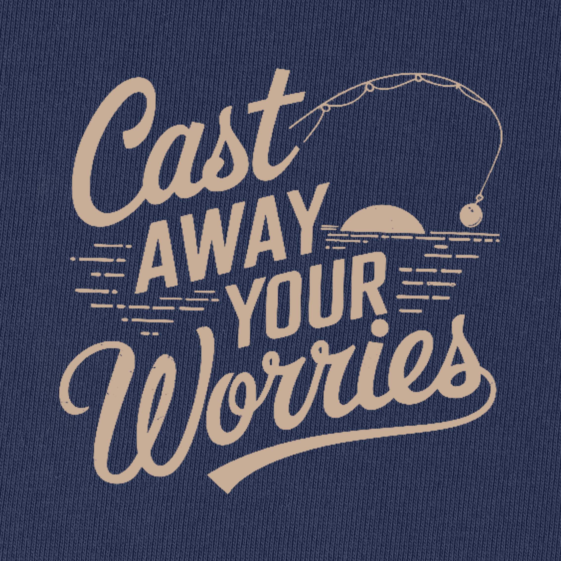 Cast Away Your Worries T-Shirt for Women