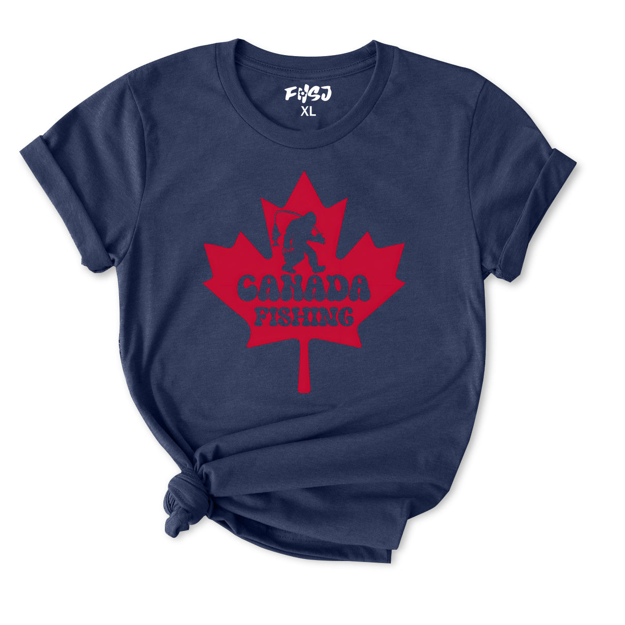 Bigfoot fishing T-Shirt for Women