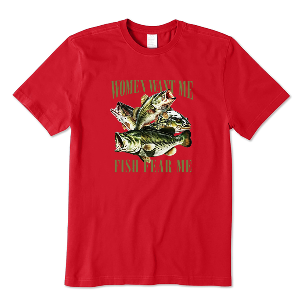 Women Want Me Fish Fear Me Funny Largemouth Bass T-shirt
