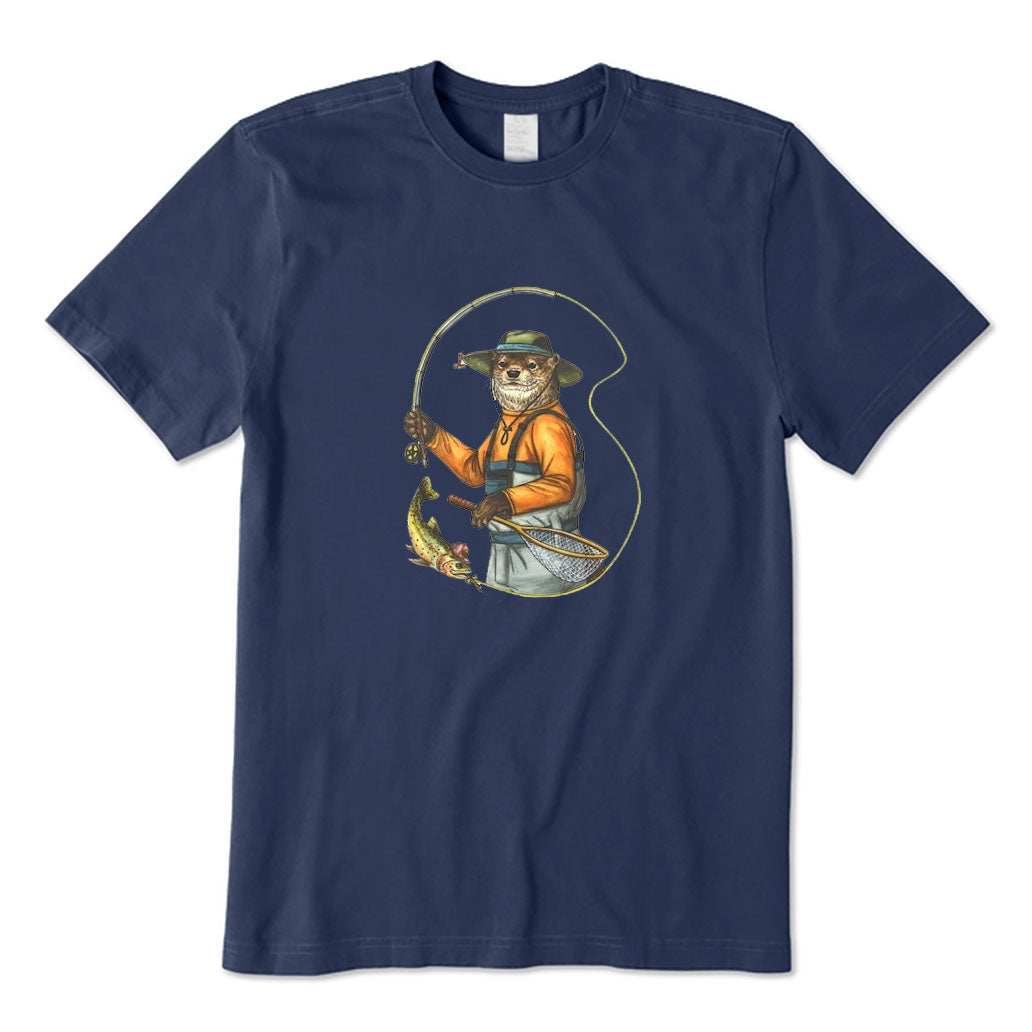 Otter Fishing T-Shirt