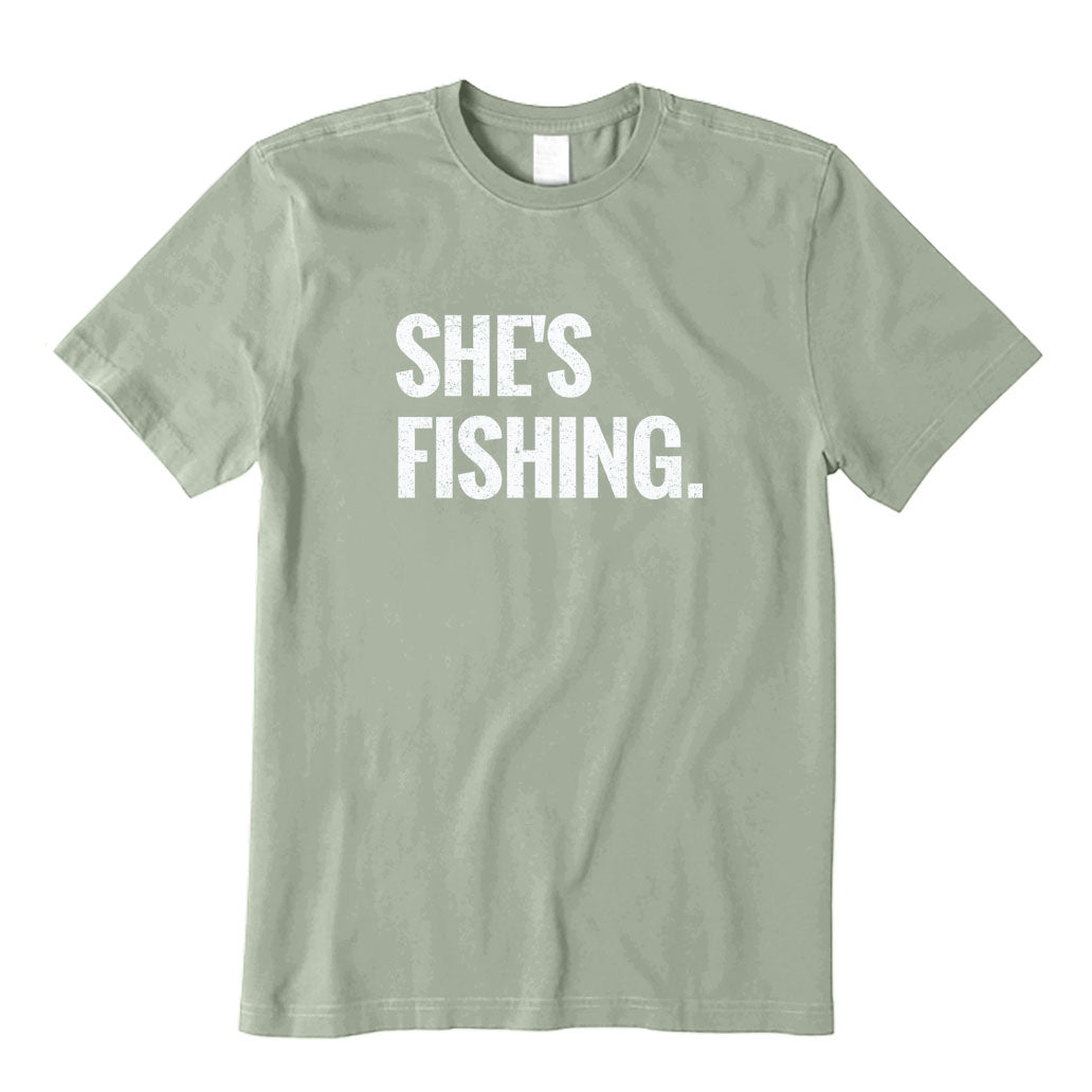 She's Fishing T-Shirt