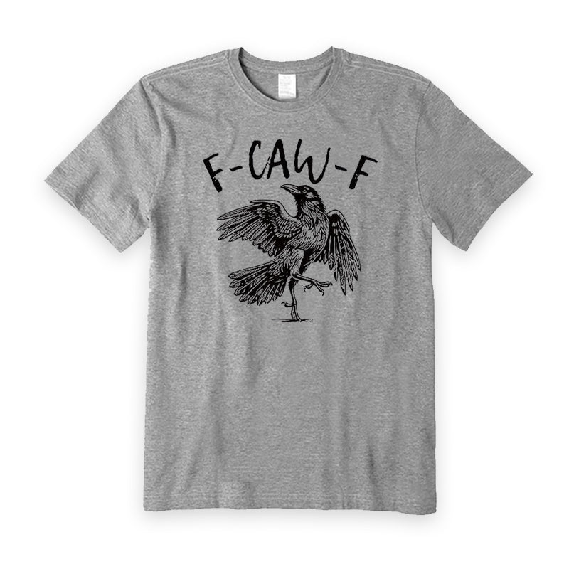 Humorous Crow Graphic T-Shirt