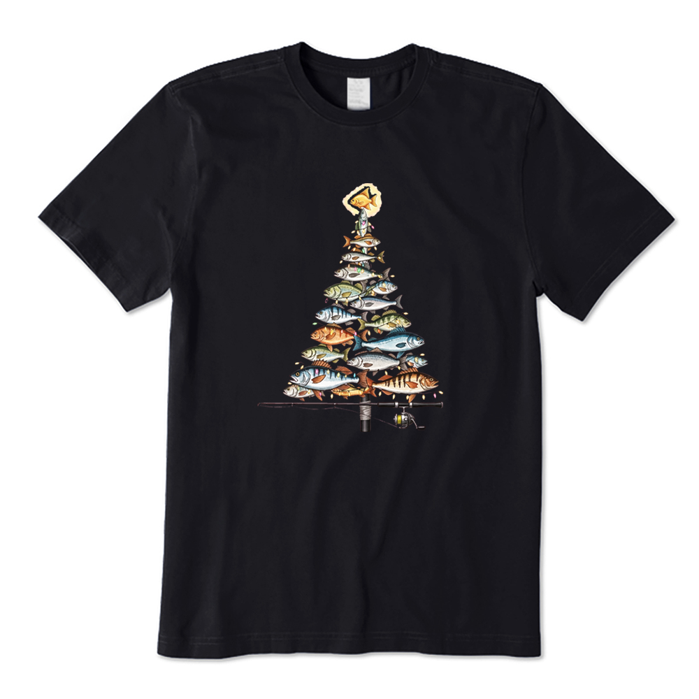 Christmas Fishing T-Shirt