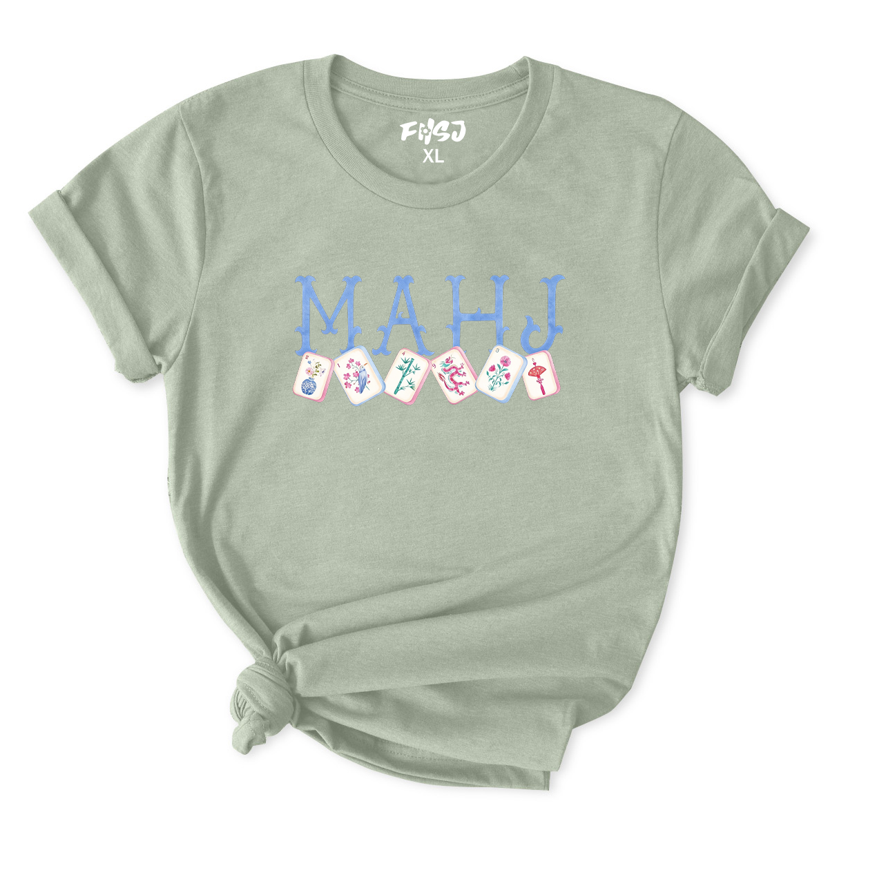 Mahjong MAHJ Floral T-Shirt for Women