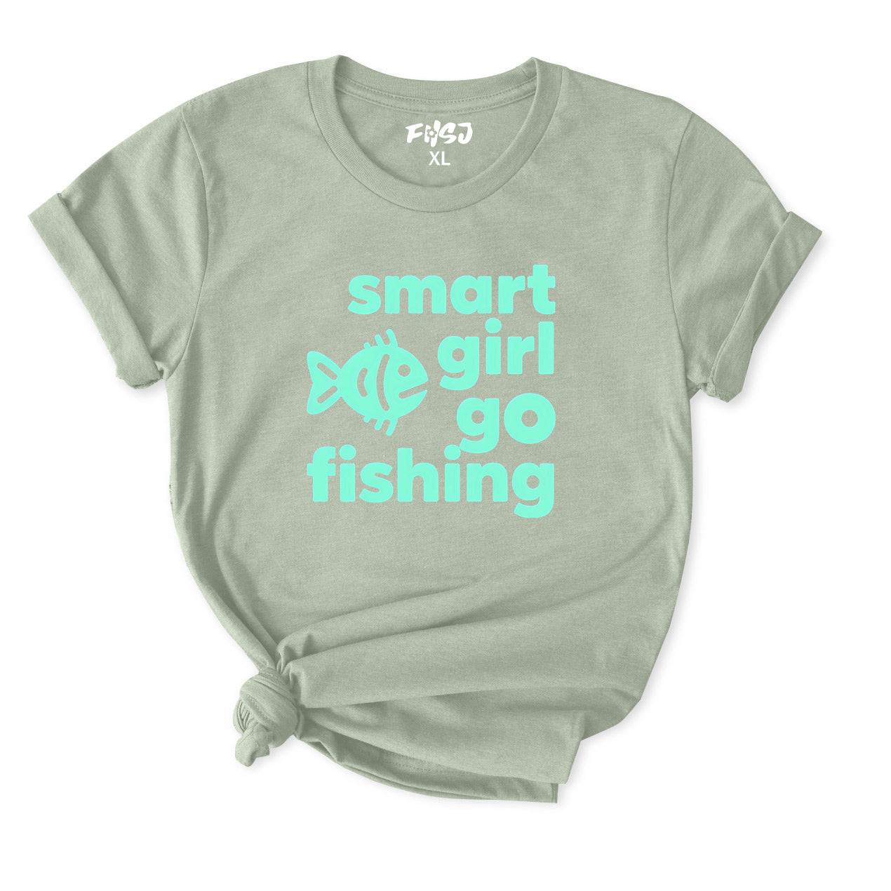 Smart Girl Go Fishing T-Shirt for Women