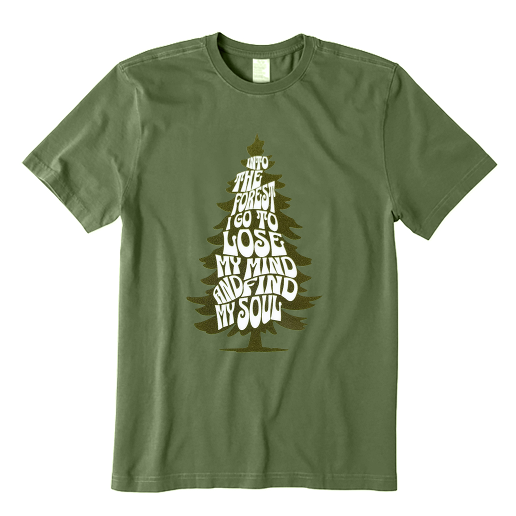Into The Forest I Go Adventure Hiking T-Shirt