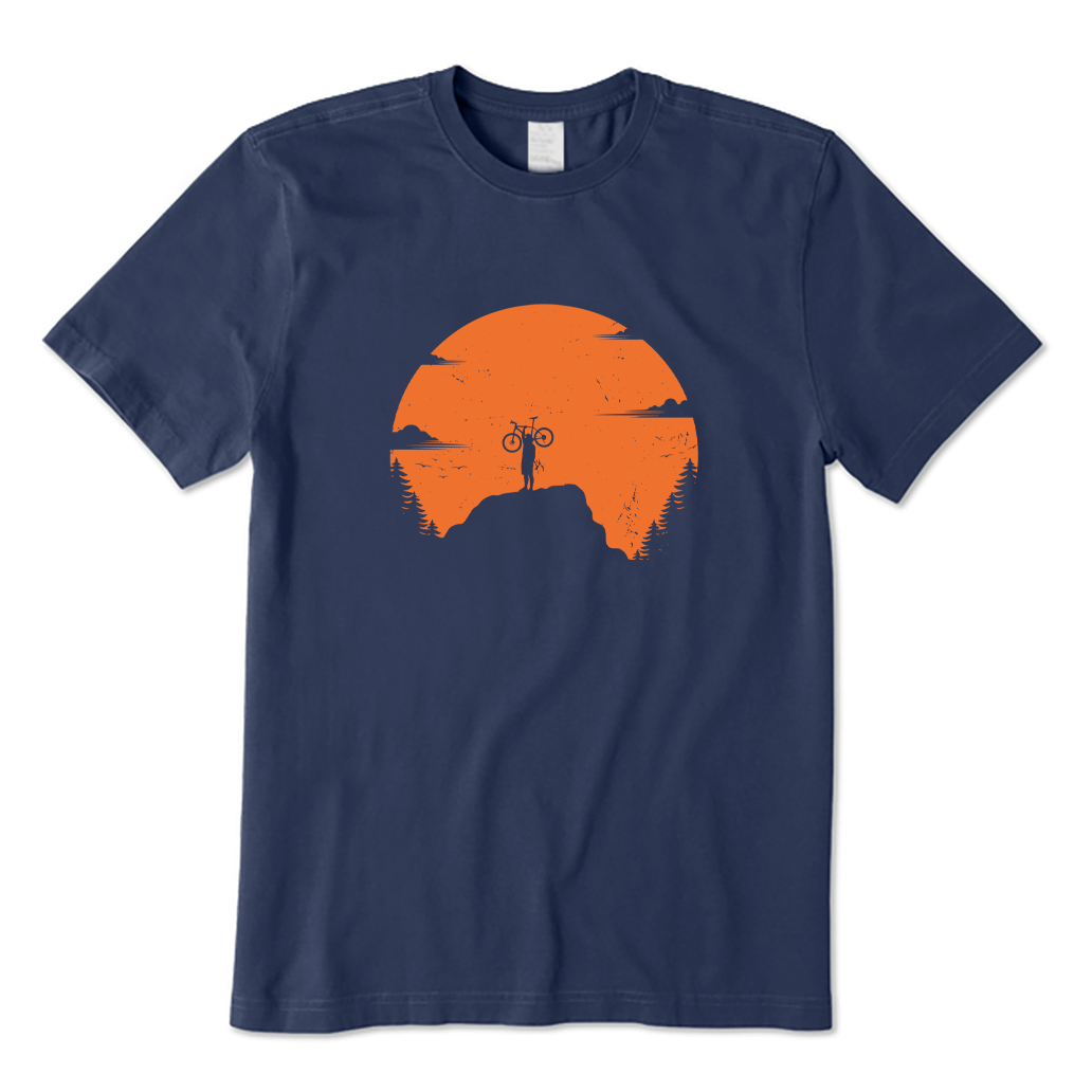 Sunset Mountain Biking T-shirt