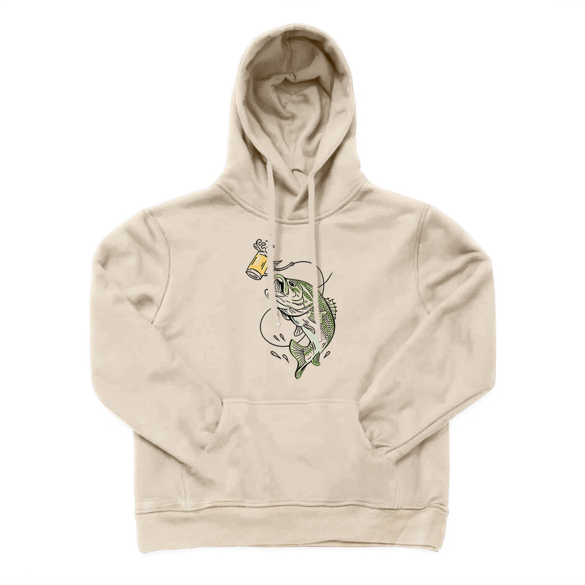Lure Bass Beer Hoodie