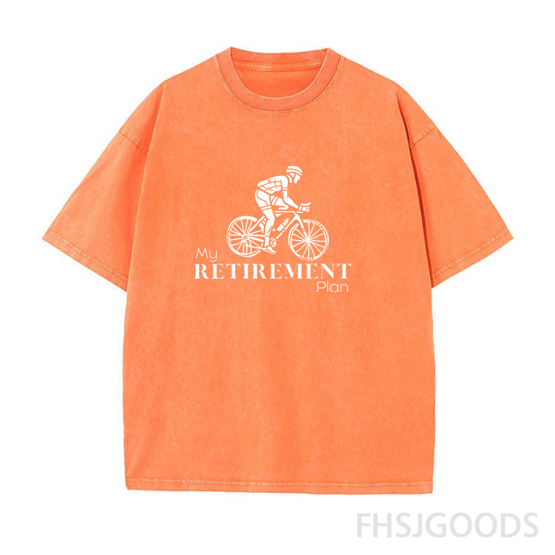 Cyclist Retirement Unisex Distressed T-Shirt