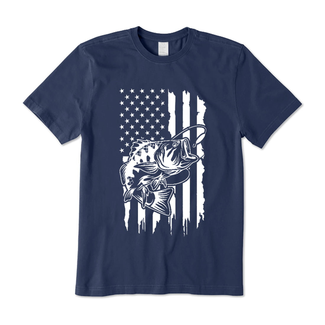 Bass Fish Flag T-Shirt