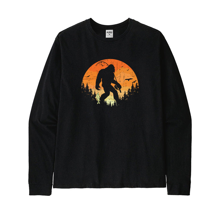 Bigfoot Fishing Long Sleeve T-Shirt
