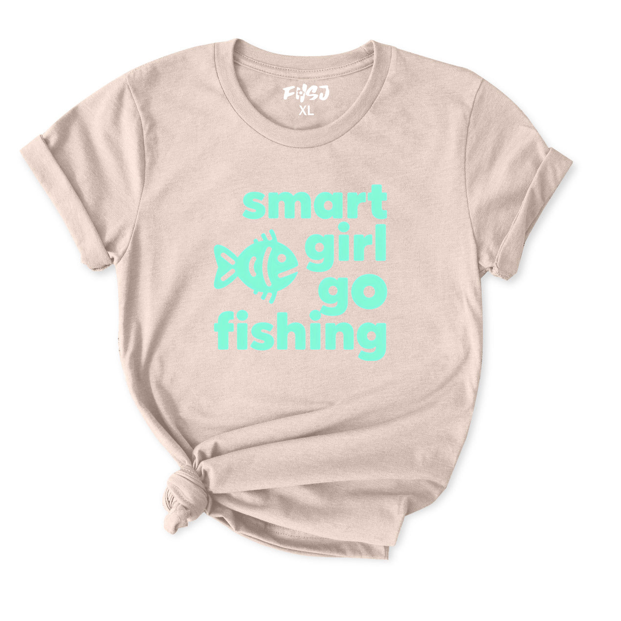 Smart Girl Go Fishing T-Shirt for Women