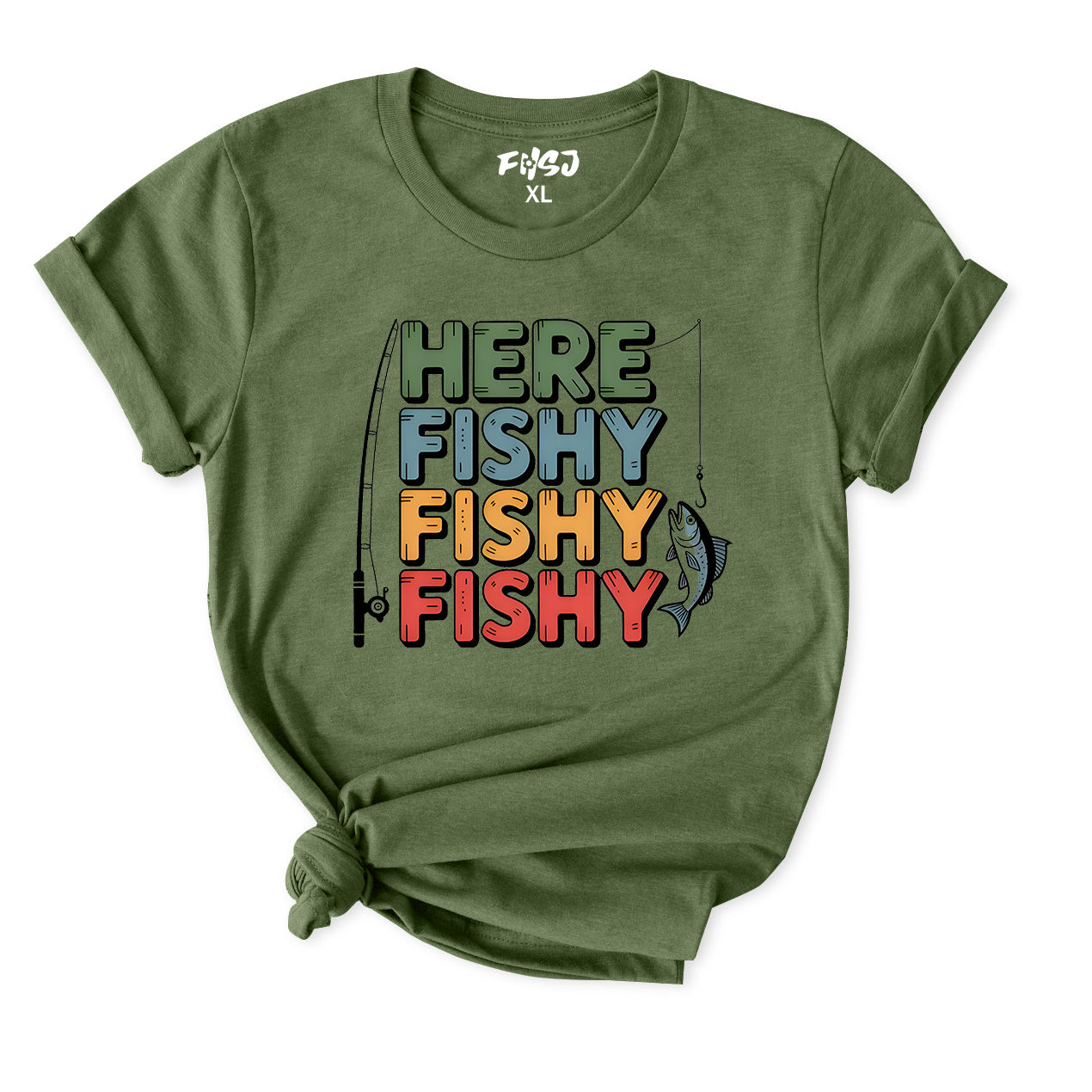 Here Fishy Fishy Fishy T-Shirt for Women