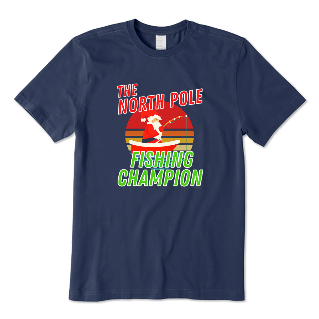 Santa Fishing T-Shirt