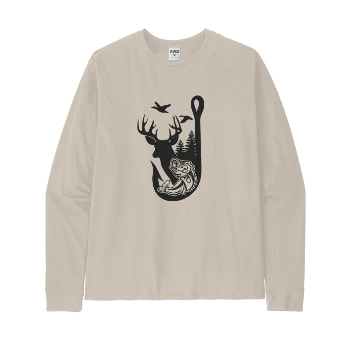 FISHING AND HUNTING Long Sleeve T-Shirt