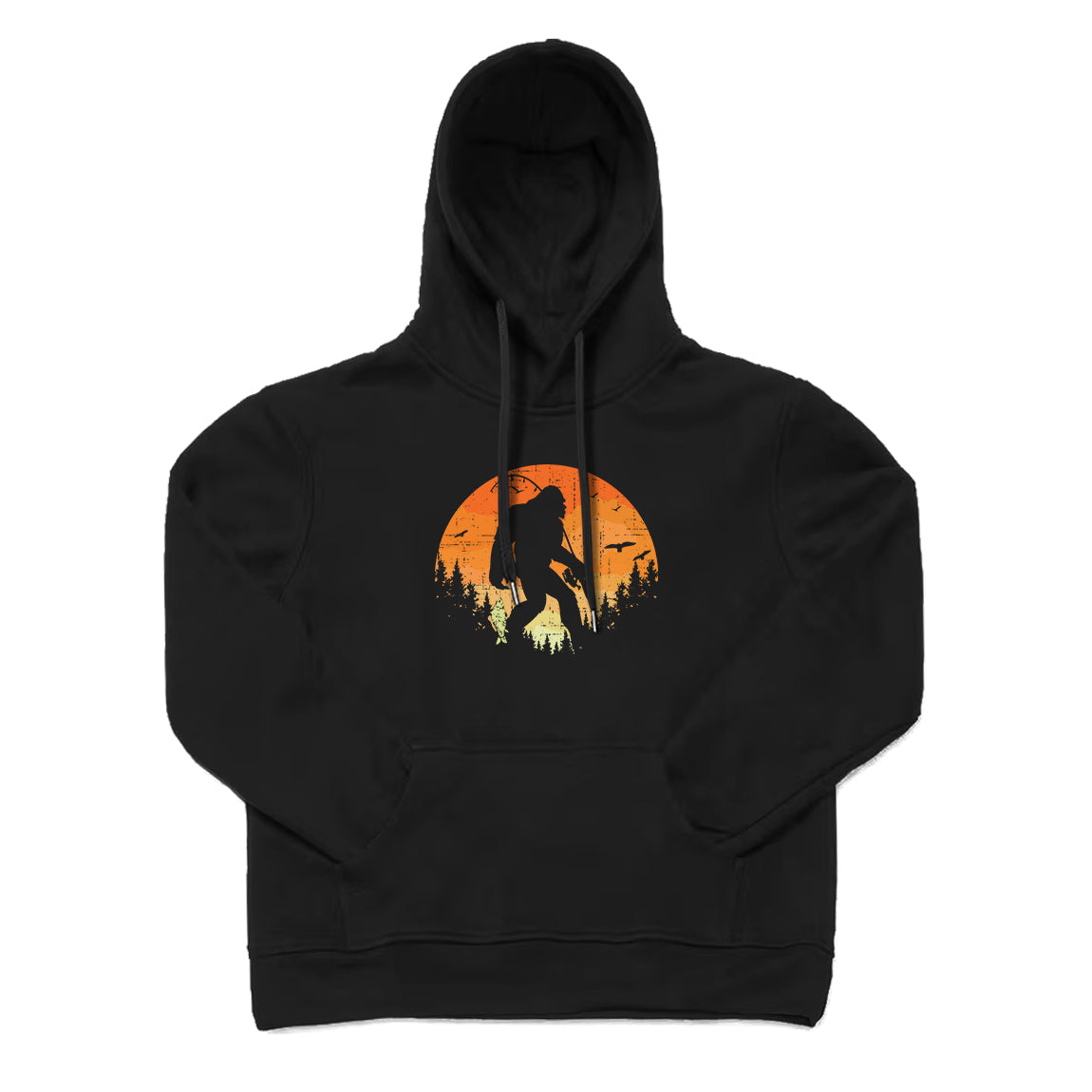 Bigfoot Fishing Hoodie