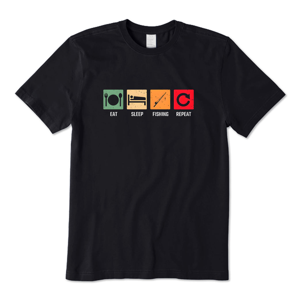 Eat sleep fishing repeat T-Shirt