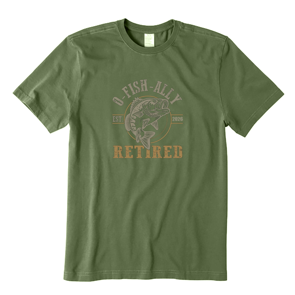 O Fish Ally Retired Est 2026 Fishing T-shirt