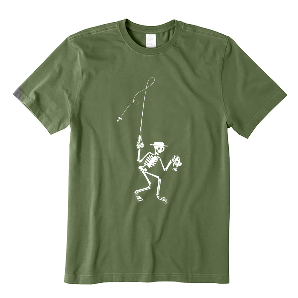FLY FISHING SKELETON T-Shirt